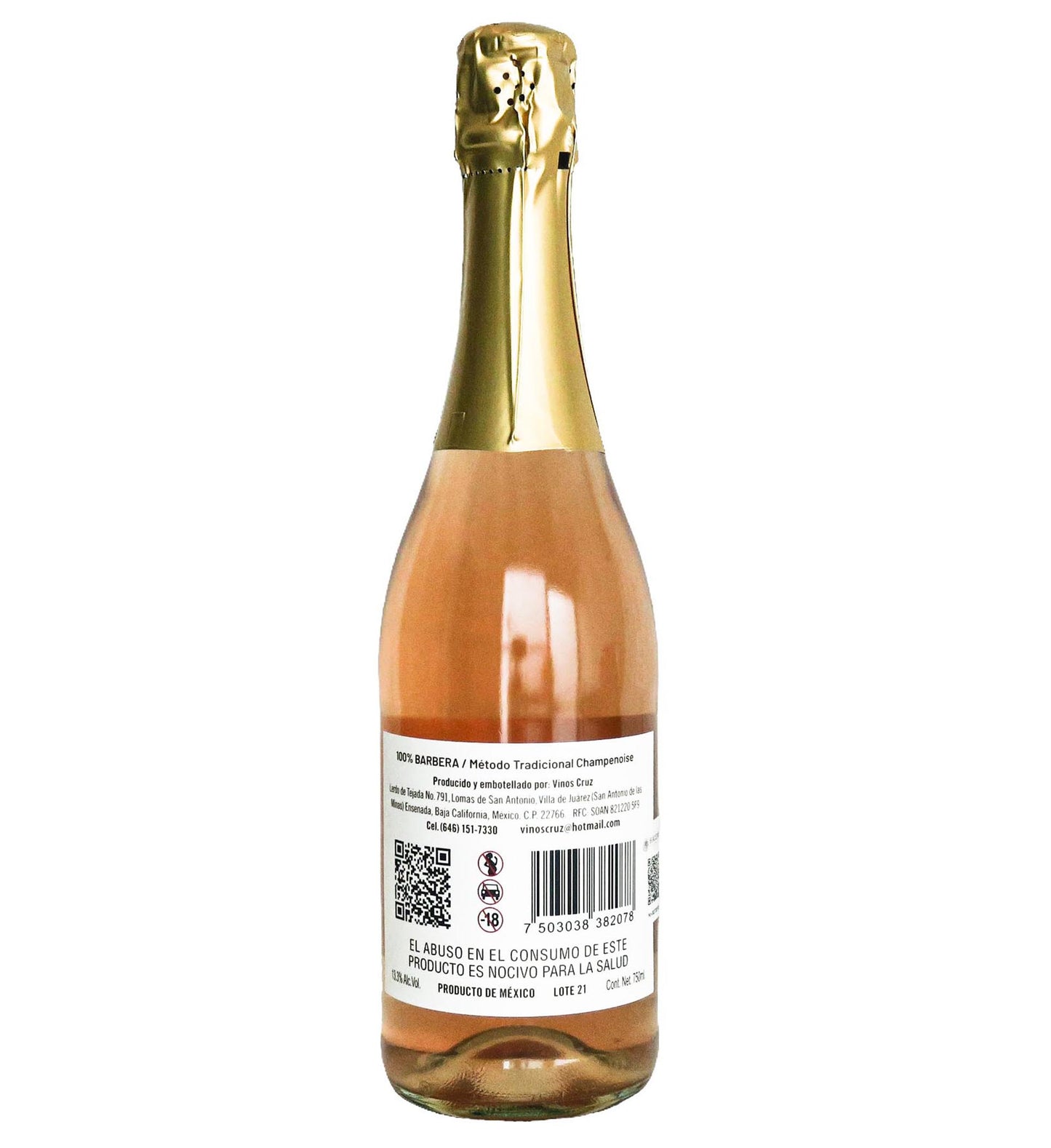 ESPUMOSO DE CRUZ ROSADO