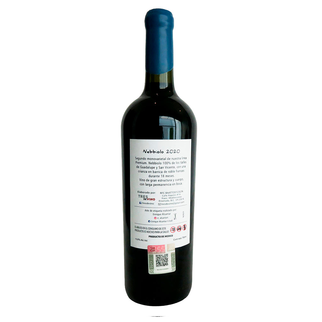 Tres de Vino Nebbiolo Reserva