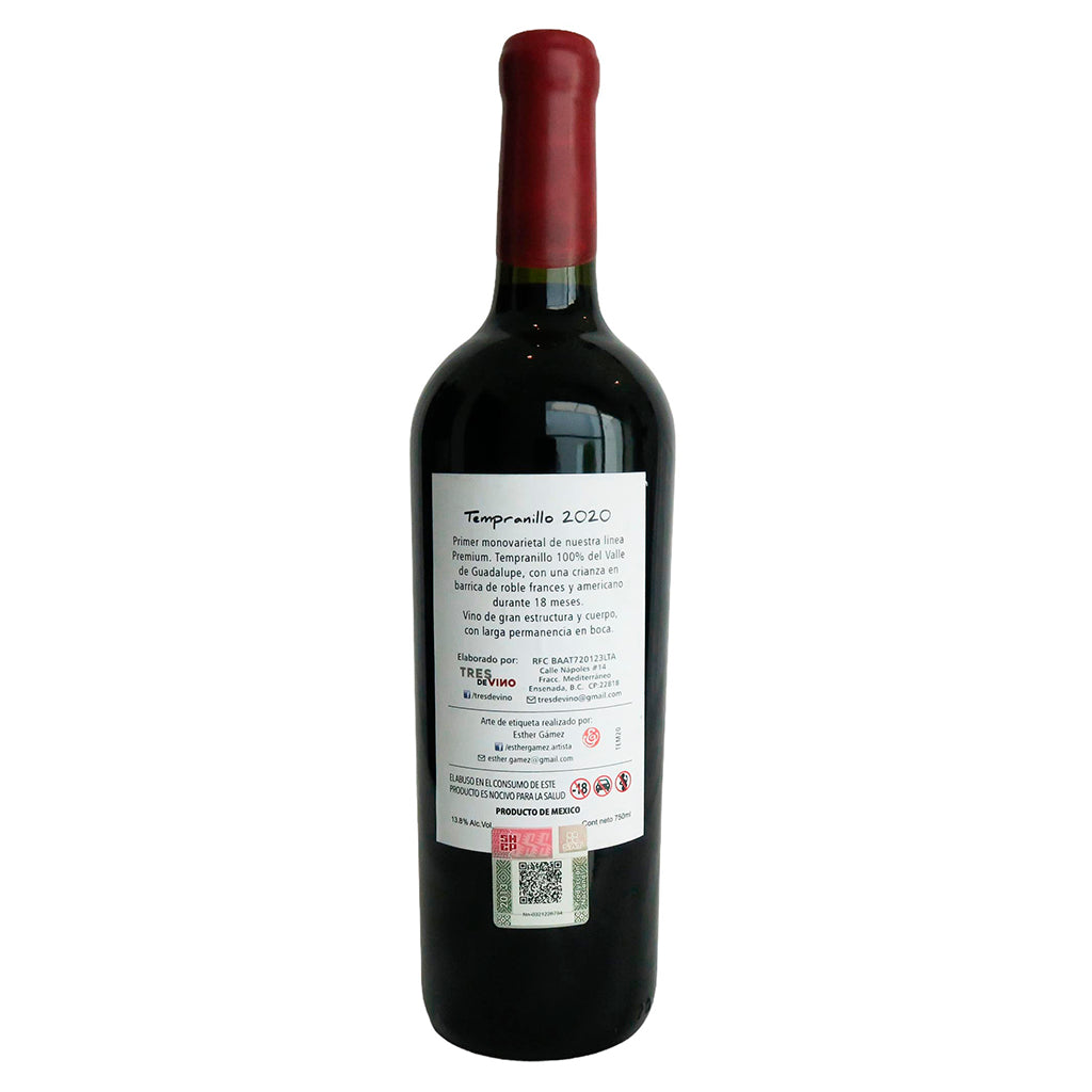 Tres de Vino Tempranillo Reserva